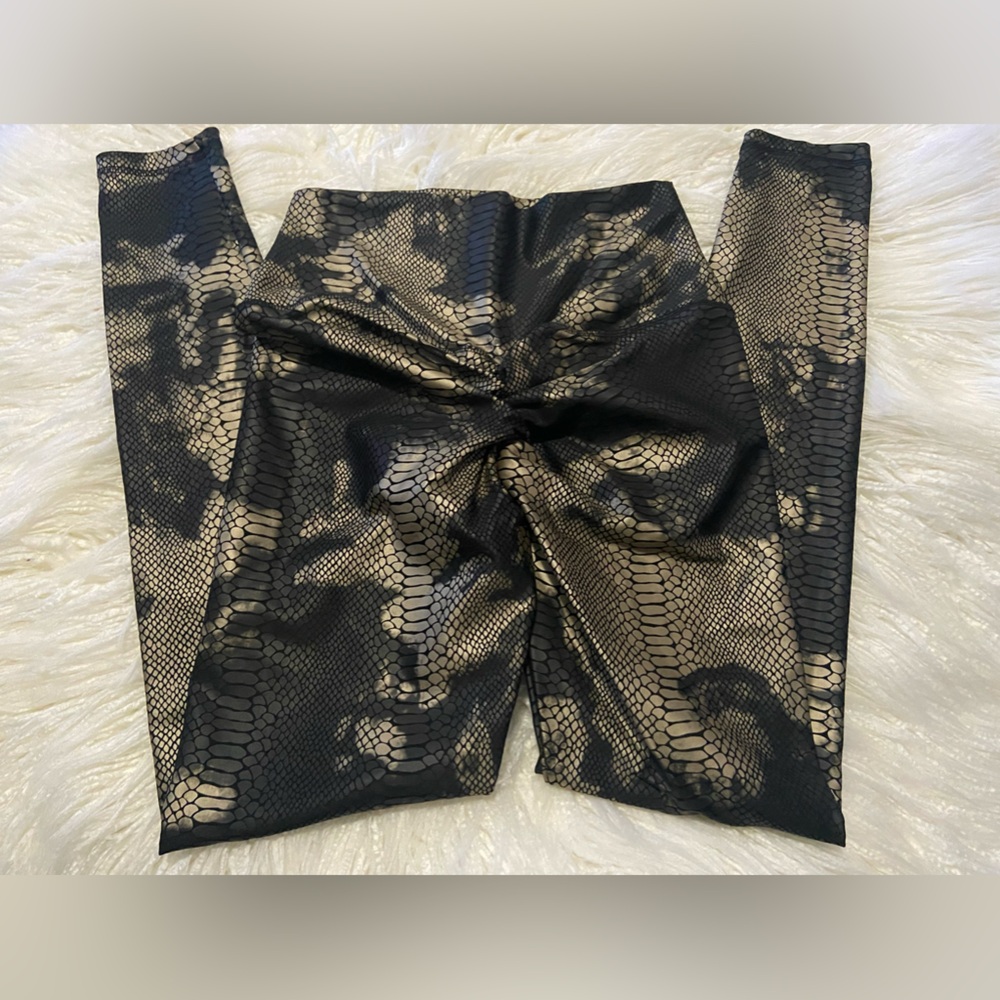 Abs2b High Waisted Compression Python Leggings - image 6